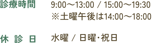 診療時間